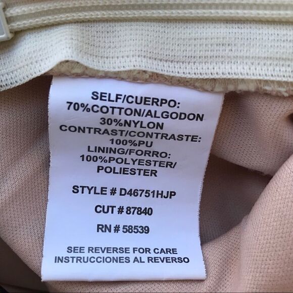 Speechless Leather and cream lace Dress size 7 - Picture 5 of 8